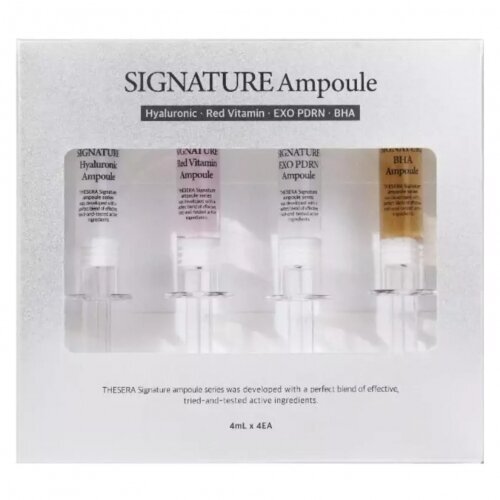 THESERA SIGNATURE AMPULIŲ RINKINYS, 4x4 ML THESERA SIGNATURE AMPULIŲ RINKINYS, 4x4 ML