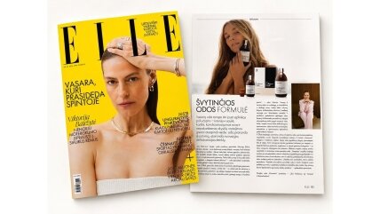 ELLE. Švytinčios odos formulė vasarai