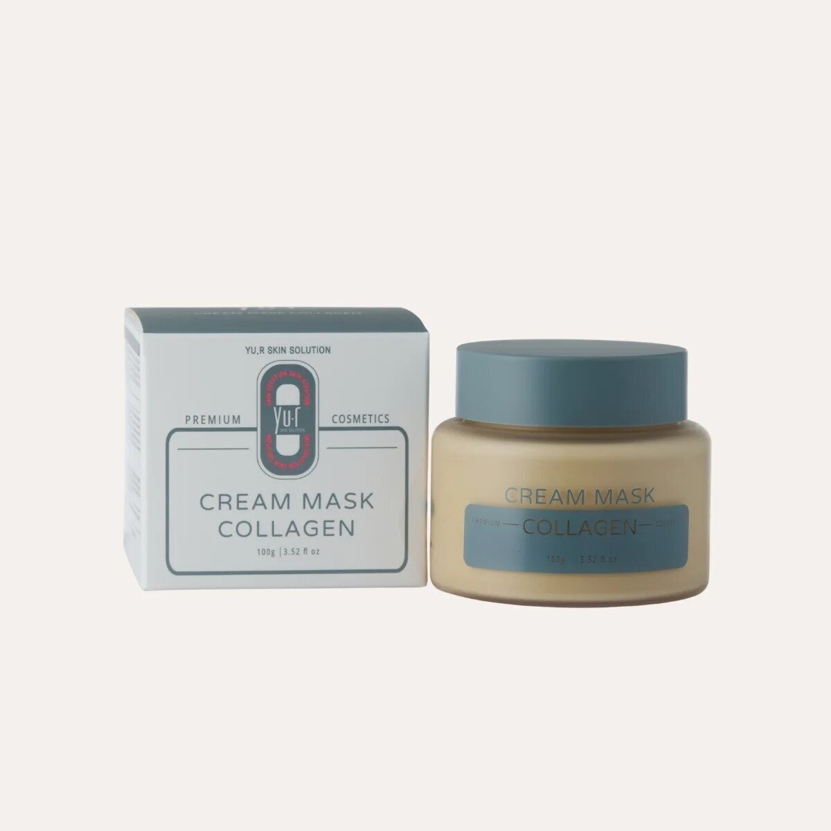 Yu.R Skin Solution – Kreminė kolageno veido kaukė 100g Yu.R Skin Solution – Kreminė kolageno veido kaukė 100g