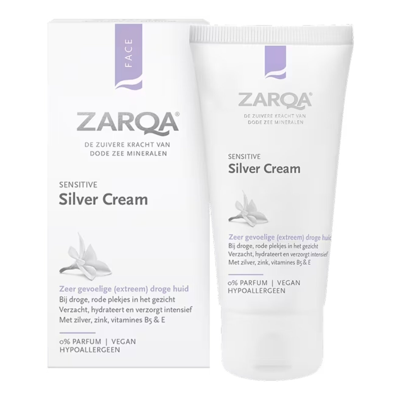 ZARQA SENSITIVE SILVER VEIDO KREMAS, 30 ML ZARQA SENSITIVE SILVER VEIDO KREMAS, 30 ML