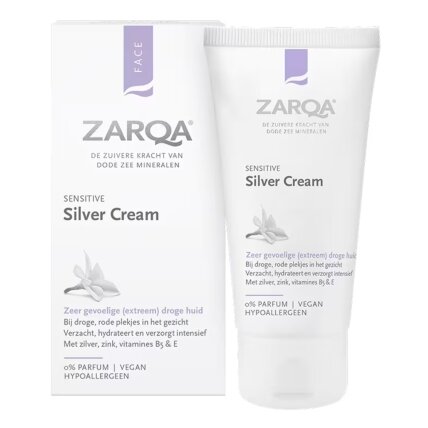 ZARQA SENSITIVE SILVER VEIDO KREMAS, 30 ML ZARQA SENSITIVE SILVER VEIDO KREMAS, 30 ML